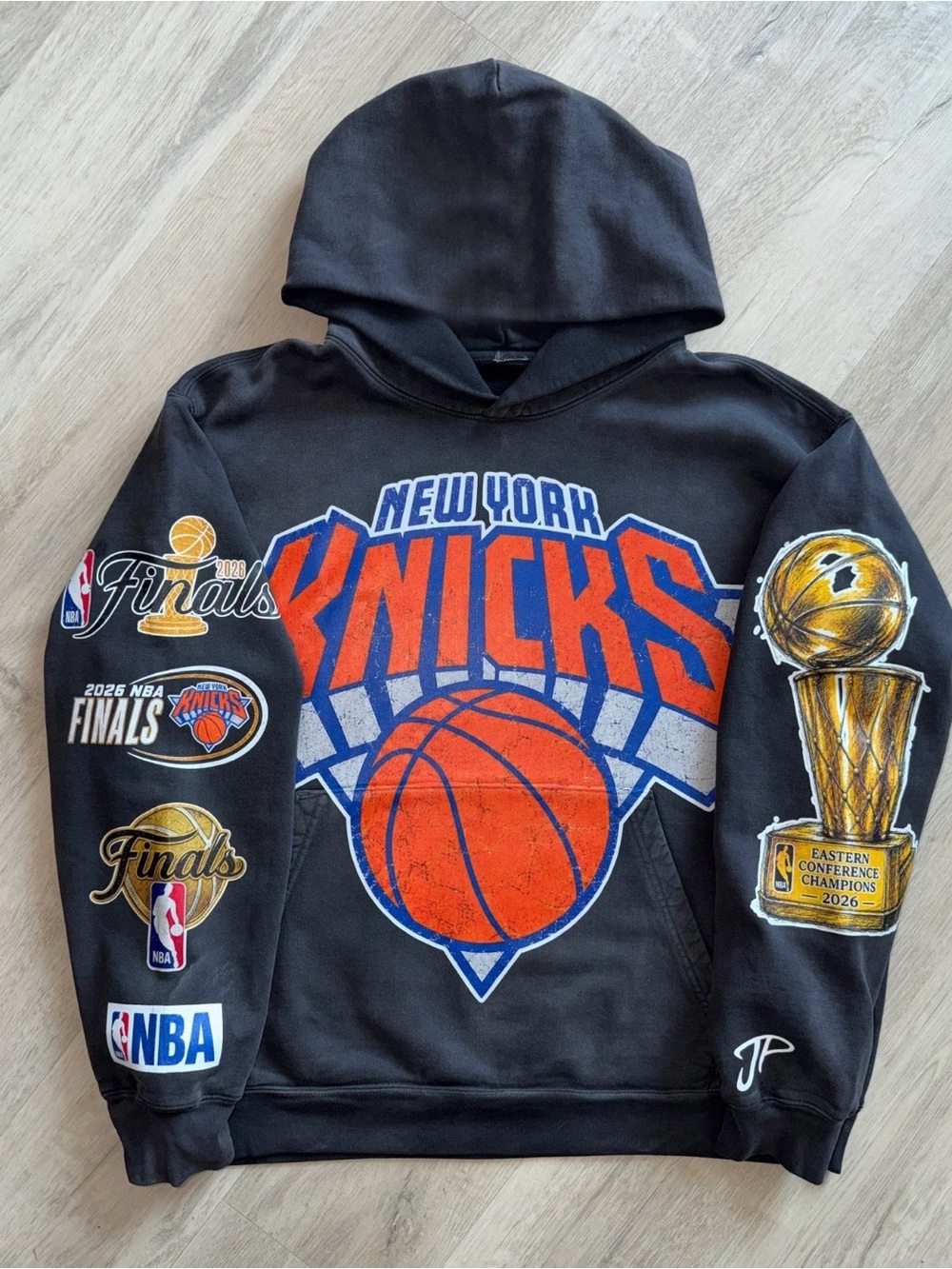 New York Knicks FINALS heavyweight Pullover Hoodie